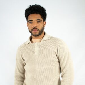 Cardigan Dexmen Inglés Beige