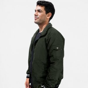 Casaca Dexmen Raff Peluche Verde Militar