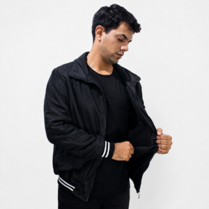 Casaca Dexmen Raff Peluche Negro