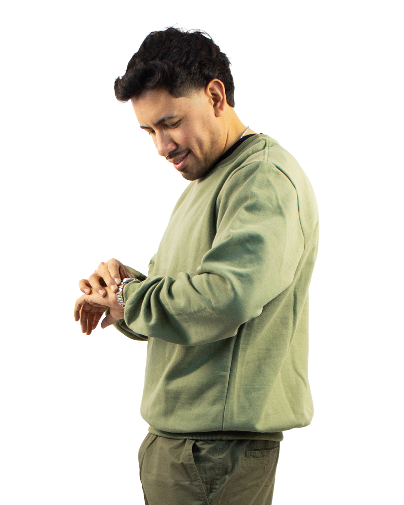 POLERA-DEXMEN CUELLO REDONDO VERDE-28.2