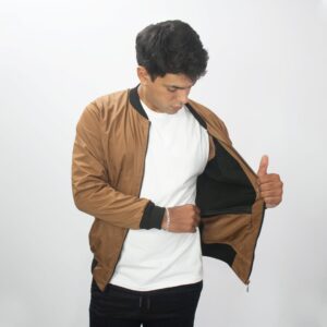 Casaca Bomber Camel Cyber
