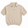 polo textura beige 01